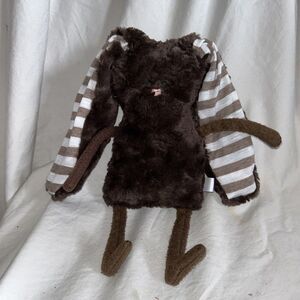 Mila's Zoo Extremely Rare Brown Rabbit Bunny Plush Stuffed Animal P4‎